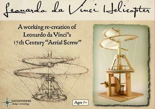 Leonardo Da Vinci - Helikopter - Houten bouwpakket