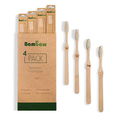 Bamboe Tandenborstels - Set van 4
