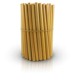 50 Bamboo Straws – Bulk
