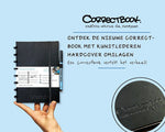 Correctbook Premium A4 Ink Black - Blanco / Gelinieerd